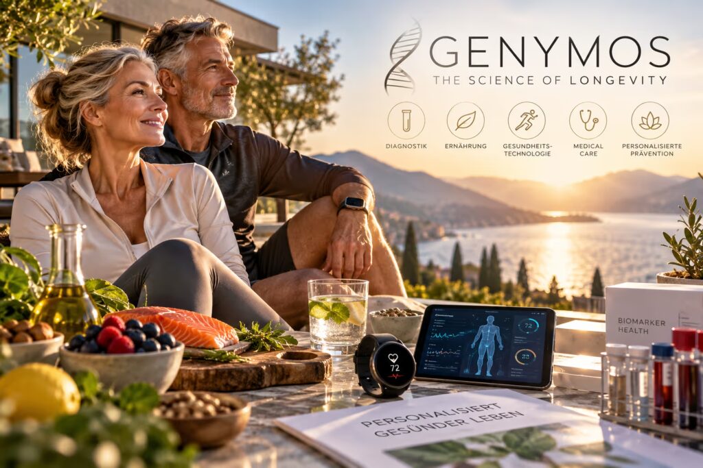 GENYMOS: Gesünder altern durch Longevity? | Symbolbild KI-generiert © 2026 EMH AG JS by OpenAI 5.5