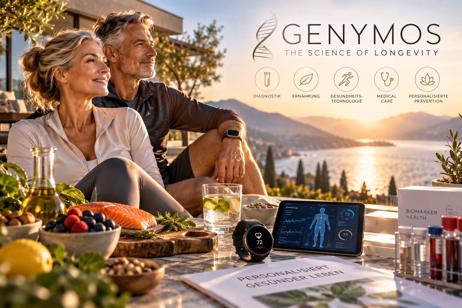 GENYMOS: Gesünder altern durch Longevity? | Symbolbild KI-generiert © 2026 EMH AG JS by OpenAI 5.5